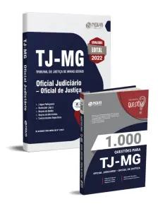 Combo Impresso TJ-MG - Oficial Judiciário - Oficial de Justiça