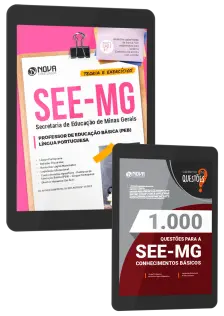 Combo Digital SEE-MG - Professor de Educação Básica (PEB) - Língua Portuguesa