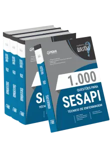 Livro 1000 Questões Gabaritadas para Secretaria de Estado da Saúde do Piauí - Técnico em Enfermagem