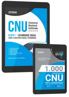 Combo CNU - Bloco 1 - Seguridade Social: Saúde, Assistência Social e Previdência