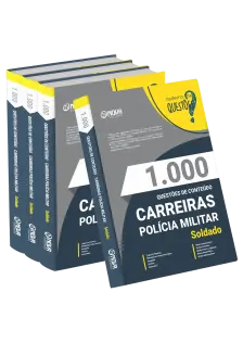Livro 1.000 Questões Gabaritadas - Carreiras Polícia Militar - Soldado