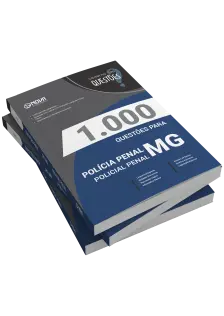 Livro 1.000 Questões Gabaritadas para a Polícia Penal MG - Policial Penal