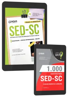 Combo SED-SC 2026 - Professor - Língua Estrangeira - Inglês
