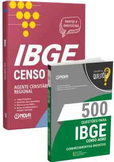 Combo IBGE Temporário 2026 - Censo Agro - Agente Censitário Regional