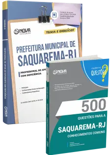 Combo Prefeitura de Saquarema-RJ 2026 - Profissional de Apoio ao Estudante com Deficiência
