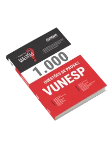 Livro 1.000 Questões Gabaritadas da Vunesp