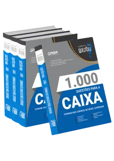 Livro 1000 Questões Gabaritadas para CAIXA - Conhecimentos Básicos - Comum Nível Superior