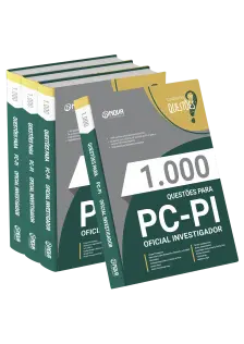 Livro 1.000 Questões Gabaritadas para o PC-PI - Oficial Investigador