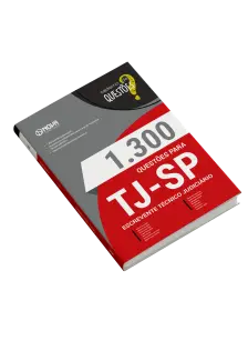 Livro 1.300 Questões Gabaritadas para TJ-SP - Escrevente Técnico Judiciário
