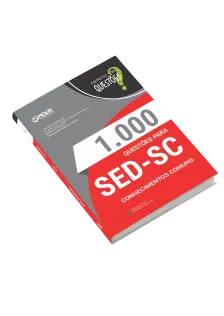 Livro 1000 Questões Gabaritadas para SED-SC - Conhecimentos Comuns