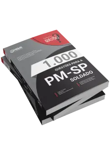 Livro 1.000 Questões Gabaritadas para PM-SP - Soldado PM - 2ª Classe
