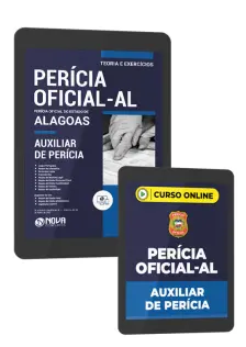 Combo Digital Perícia Oficial de Alagoas - Auxiliar de Perícia