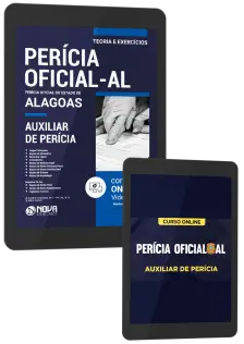 Combo Digital Perícia Oficial de Alagoas - Auxiliar de Perícia