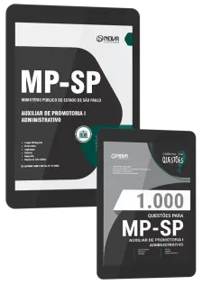 Combo MP-SP 2026 - Auxiliar de Promotoria I - Admin