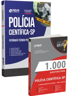 Combo Polícia Científica SP 2026 - Fotógrafo Técnico-Pericial