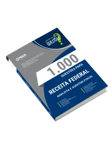 Livro 1000 Questões Gabaritadas para RF - Analista e Auditor Fiscal
