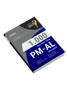 Livro 1000 Questões Gabaritadas para PM-AL - Soldado