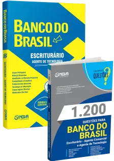 Combo Banco do Brasil 2026 - Escriturário - Agente de Tecnologia (TI)
