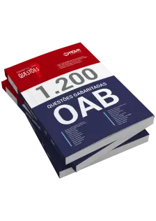 Livro 1200 Questões Gabaritadas para OAB - Ordem dos Advogados do Brasil
