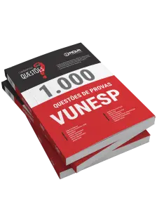 Livro 1.000 Questões Gabaritadas da Vunesp