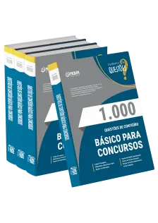 Livro 1.000 Questões Gabaritadas de Conteúdos Básicos para Concursos