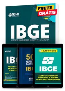 Kit Aprovação IBGE - Agente Censitário Municipal e Supervisor (ACM e ACS)