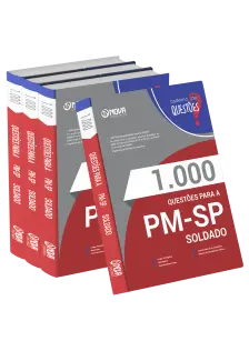 Livro 1000 Questões Gabaritadas para PM-SP - Soldado