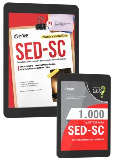 Combo SED-SC 2026 - Professor - Língua Portuguesa e Literatura