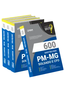 Livro 600 Questões Gabaritadas para PM-MG - Soldado e CFO
