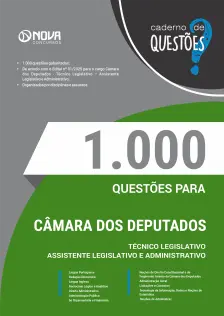 Livro 1000 Questões Gabaritadas para Câmara dos Deputados - Técnico Legislativo