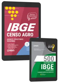 Combo IBGE Temporário 2026 - Censo Agro - Agente Censitário Regional
