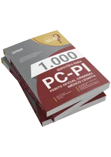 Livro 1.000 Questões Gabaritadas para o PC PI - Perito Oficial Criminal - Médico Legista