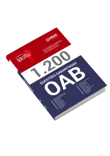 Livro 1200 Questões Gabaritadas para OAB - Ordem dos Advogados do Brasil