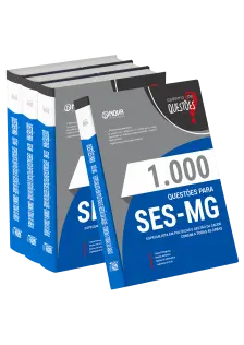 Livro 1000 Questões Gabaritadas para SES-MG - Especialista em Políticas e Gestão da Saúde - Comum a todas as áreas
