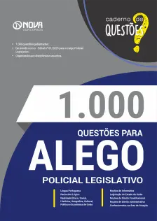 Livro 1000 Questões Gabaritadas para ALEGO - Policial Legislativo