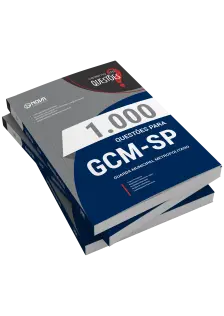 Livro 1000 Questões Gabaritadas para GCM-São Paulo - Guarda Civil Metropolitano - 3ª Classe
