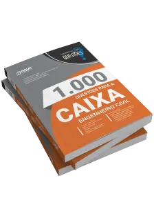 Livro 1000 Questões Gabaritadas para CAIXA - Engenheiro Civil