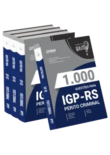 Livro 1.000 Questões Gabaritadas para o IGP-RS - Perito Criminal