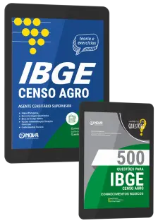 Combo IBGE Temporário 2026 - Censo Agro - Agente Censitário Supervisor
