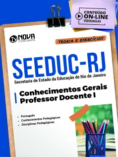 Apostila SEDUC-RJ em PDF - Conhecimentos Gerais - Professor Docente I