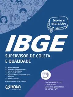 Apostila IBGE 2026 - Supervisor de Coleta e Qualidade (SCQ)