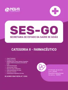 Apostila SES-GO 2026 - Categoria II: Farmacêutico