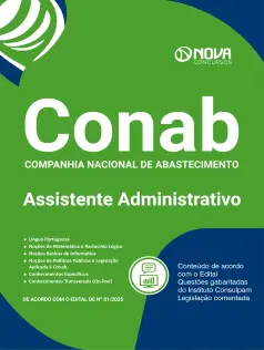 Apostila CONAB em PDF - Assistente Administrativo