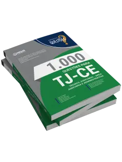 Livro 1000 Questões Gabaritadas para TJ-CE  - Técnico Judiciário - Área Judiciária e Administrativa