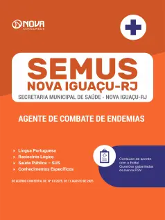 Apostila SEMUS Nova Iguaçu em PDF - Agente de Combate de Endemias