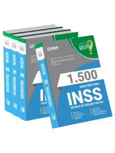 Livro 1.500 Questões Gabaritadas para INSS - Técnico do Seguro Social
