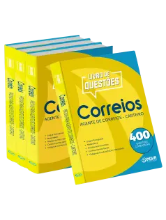 Livro 400 Questões Comentadas dos Correios - Agente de Correios - Carteiro