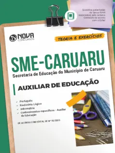 Apostila SME Caruaru - PE em PDF - Auxiliar de Educação