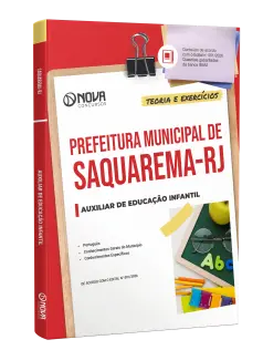 Combo Prefeitura de Saquarema-RJ 2026 - Auxiliar de Educação Infantil
