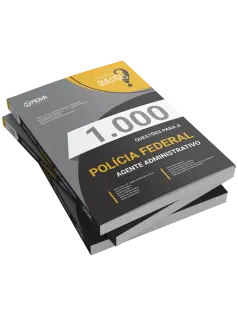 Caderno 1.000 Questões Gabaritadas PF - Agente Administrativo